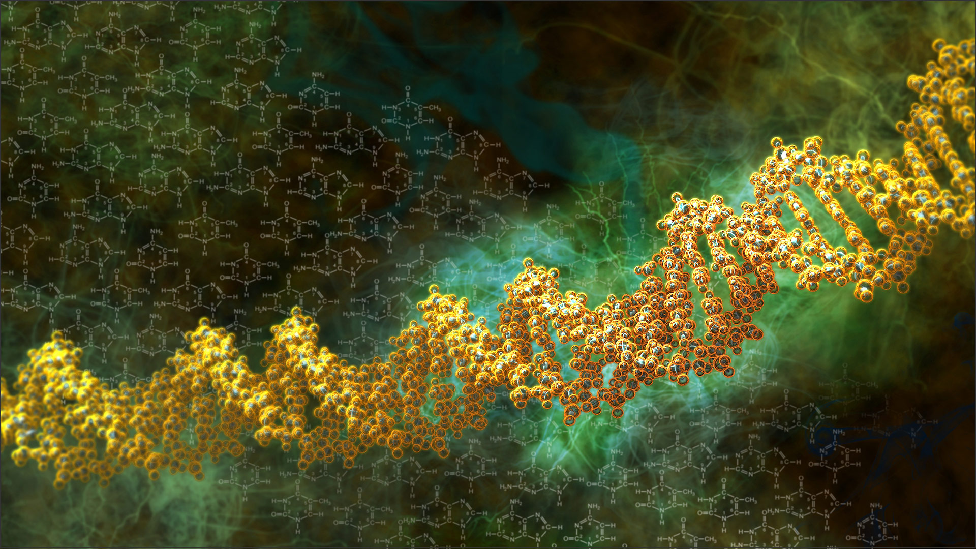 DNA mit Strukturformel